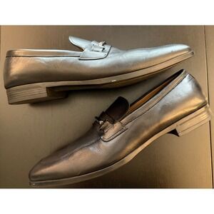 Hugo Boss Portland Loafer Mens 13 Black Horse Bit  Casual Leather Slip-On Shoes